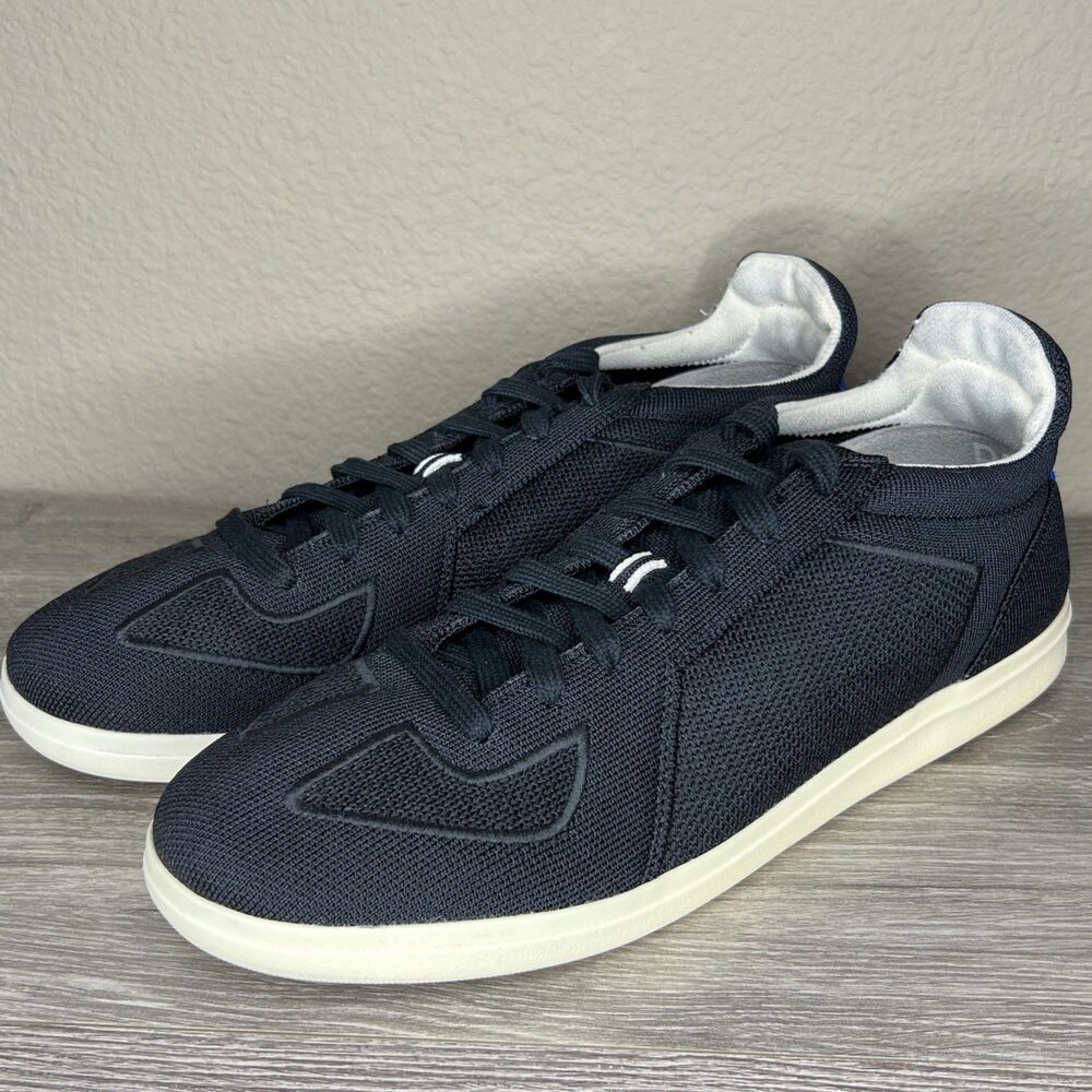 Rothy's Men's Lace Up Sneakers RS01 Men's Size 12 Black